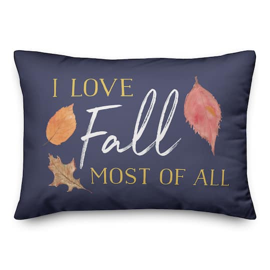I Love Fall Pillow